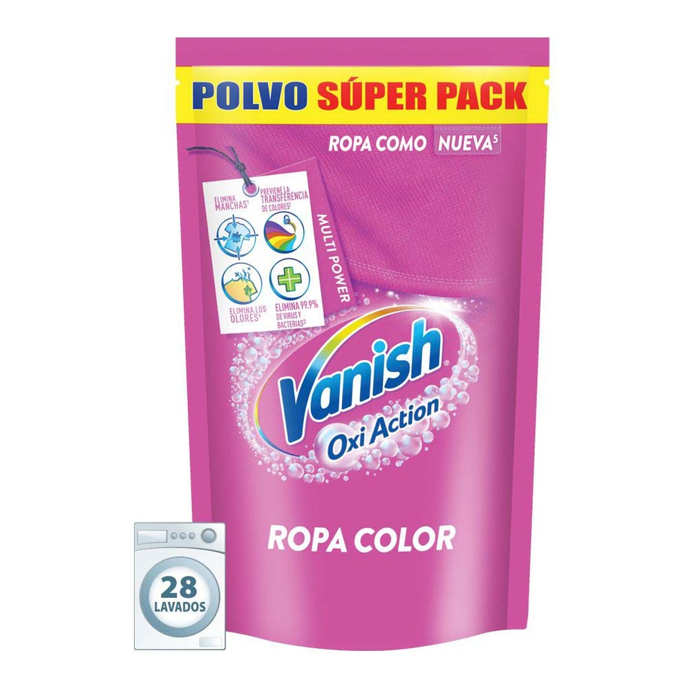 Quitamanchas Vanish Polvo Rosa Repuesto 850g