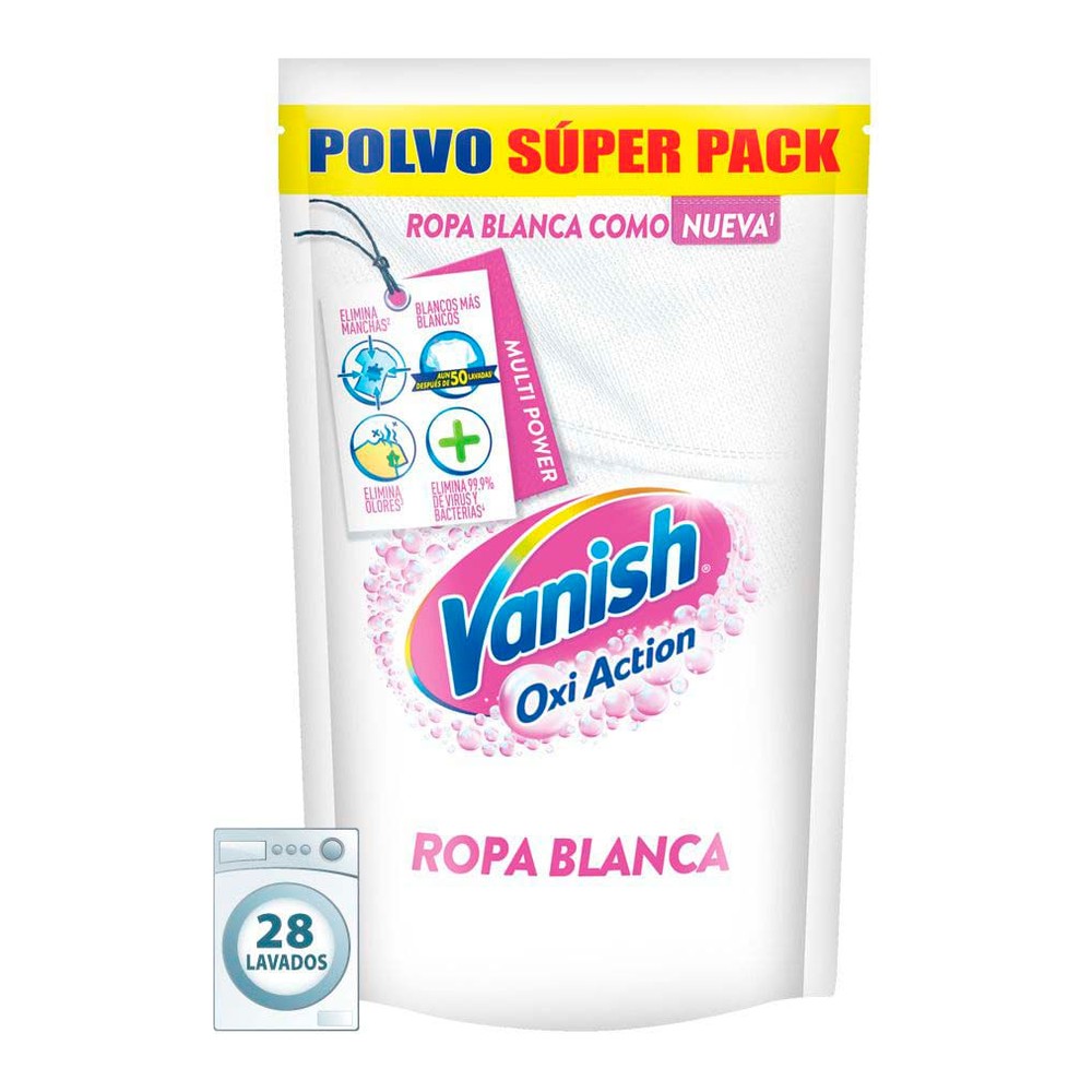 Quitamanchas Vanish Polvo Blanco Repuesto 850g