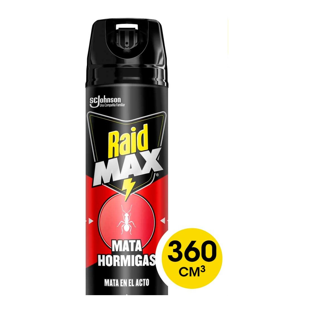 Insecticida Mata Hormigas Max Aerosol 360 Cc Raid