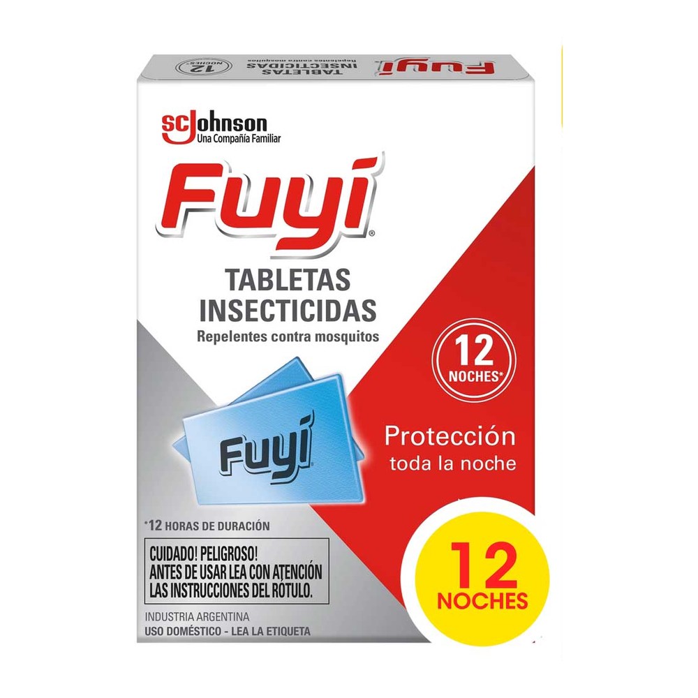 Insecticida Repelente Tabletas x 12 Un Fuyi