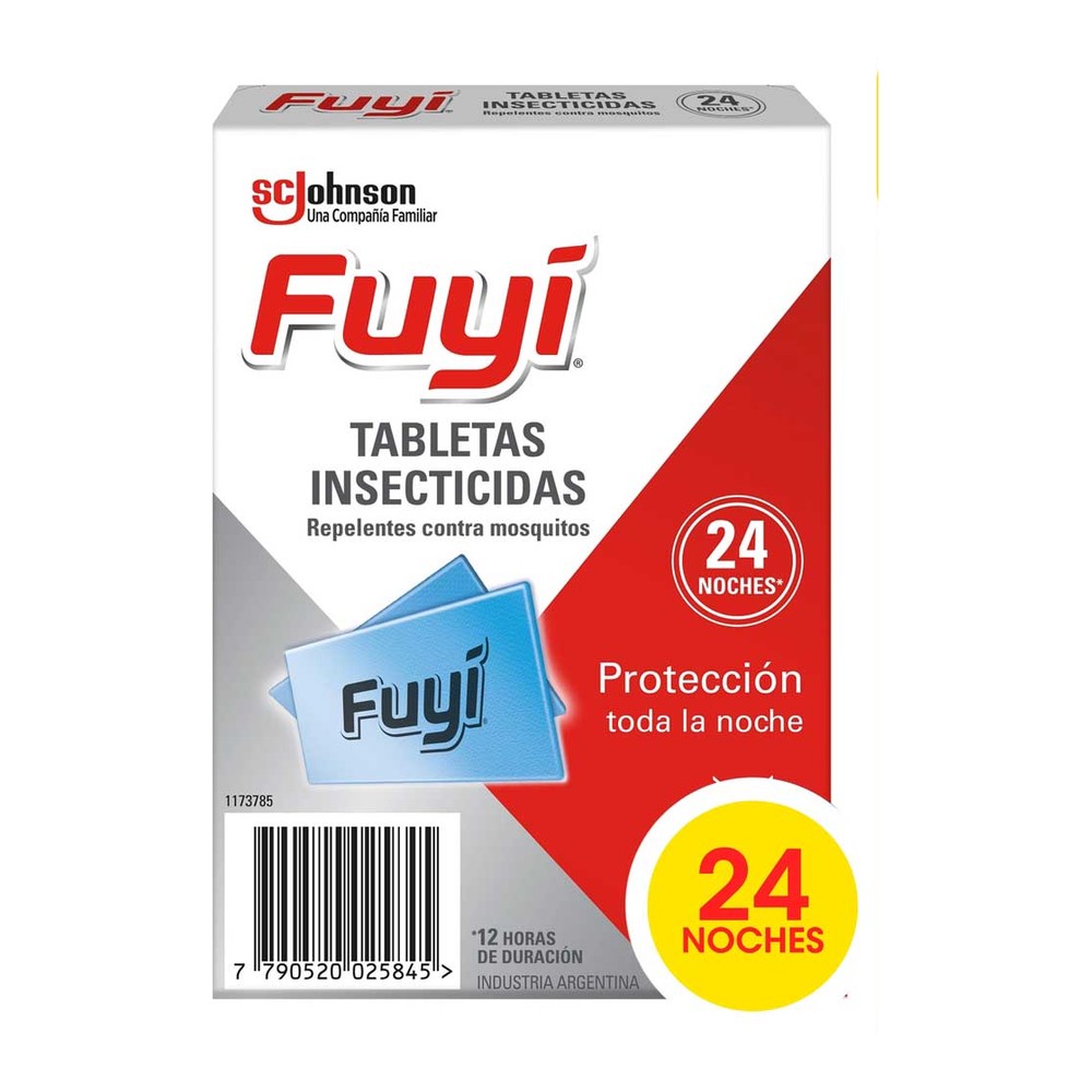 Insecticida Tabletas Repelente x 24 Un Fuyi