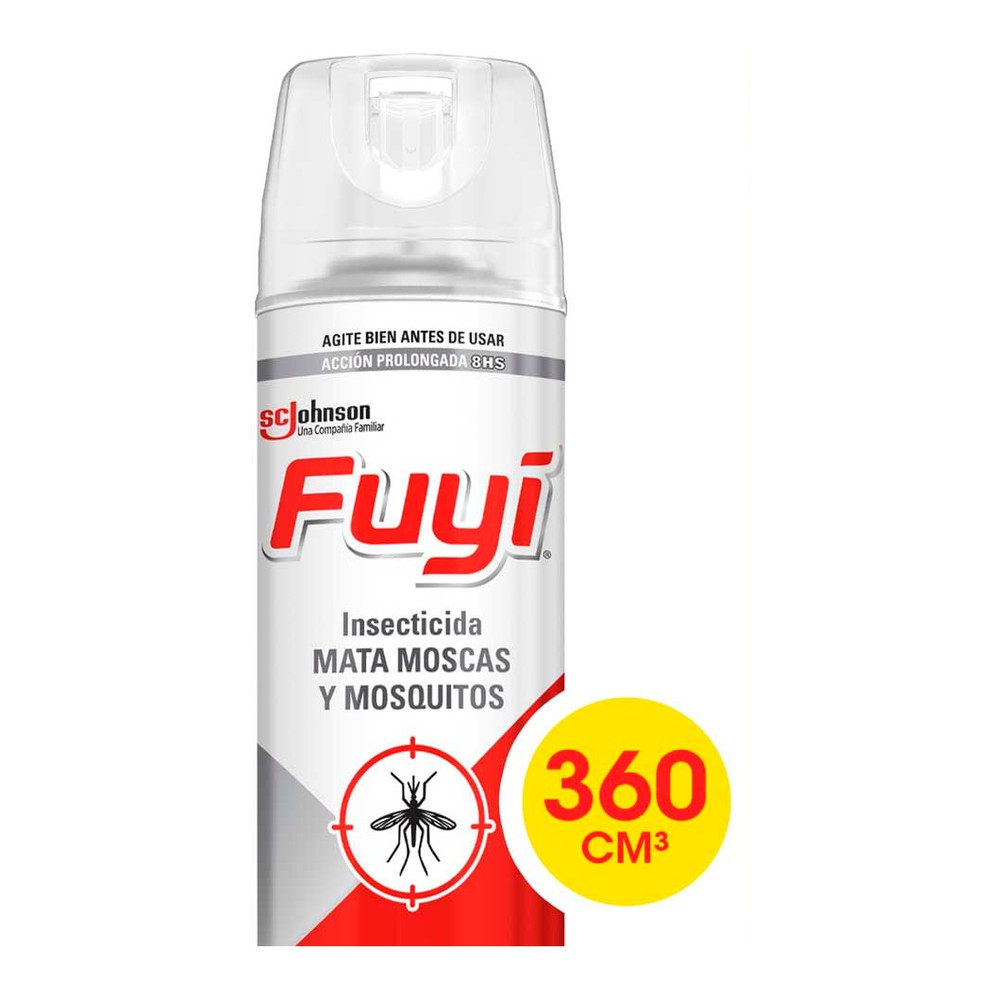 Insecticida Moscas Y Mosquitos Aerosol 360 Ml Fuyi