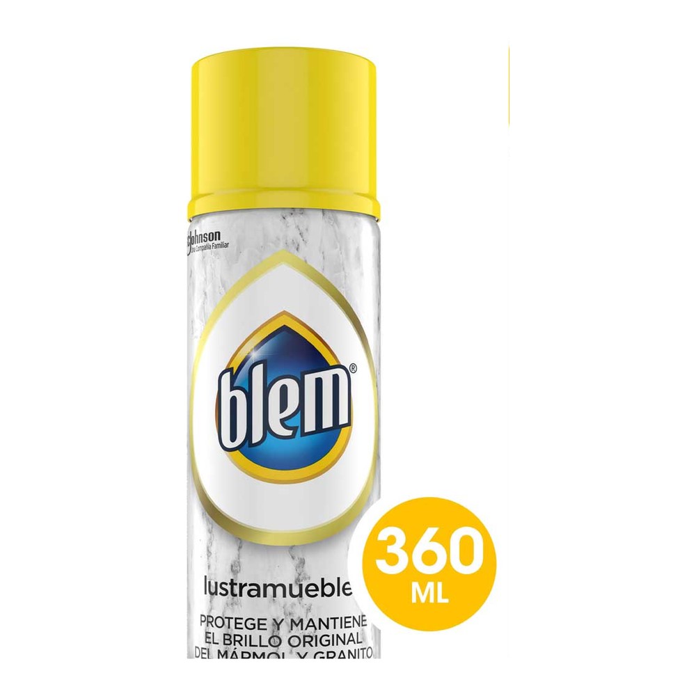 Lustramuebles Aerosol Naranja Granito y Marmol 360 Ml Blem