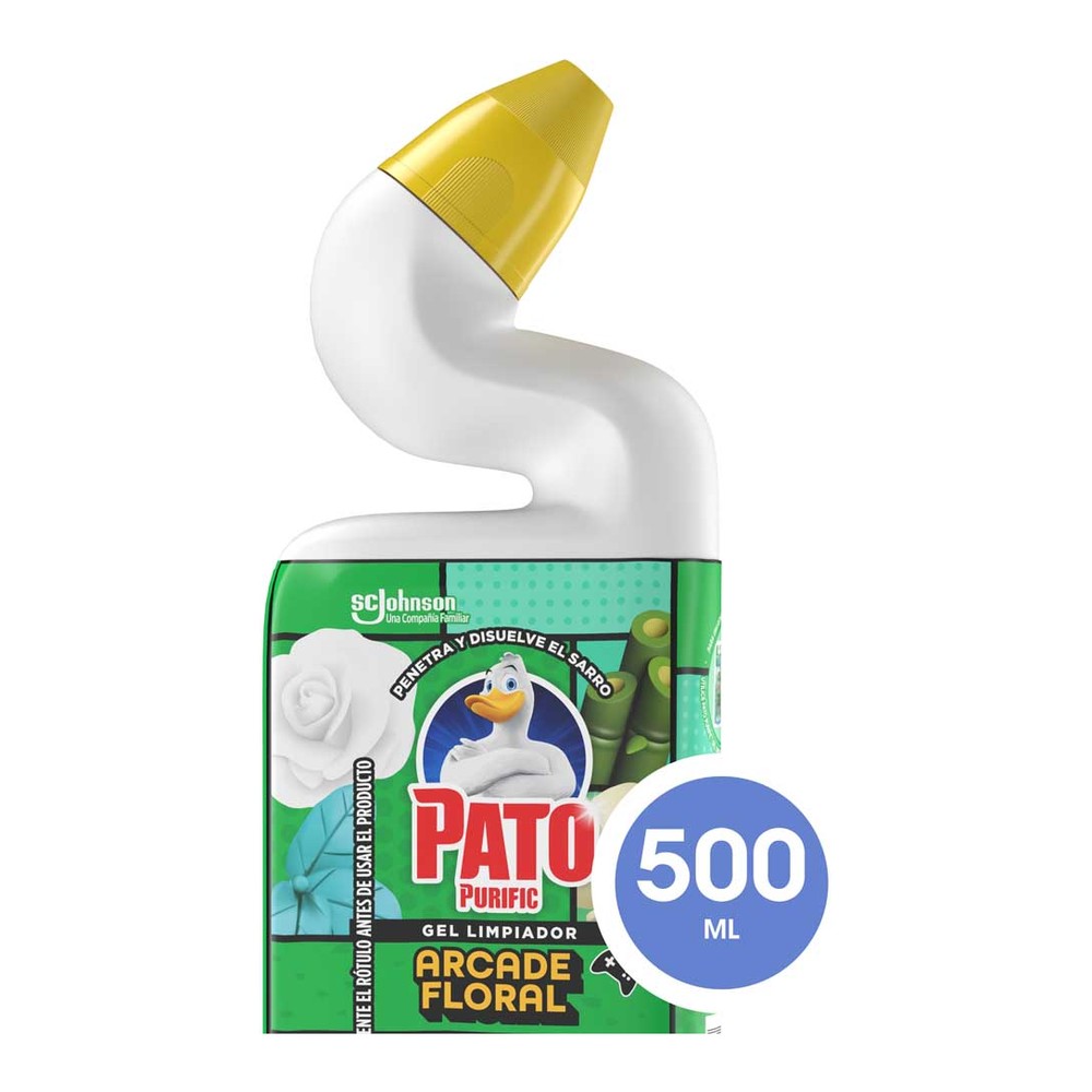 Gel Limpiador de Baños Floral 500 Cc Pato