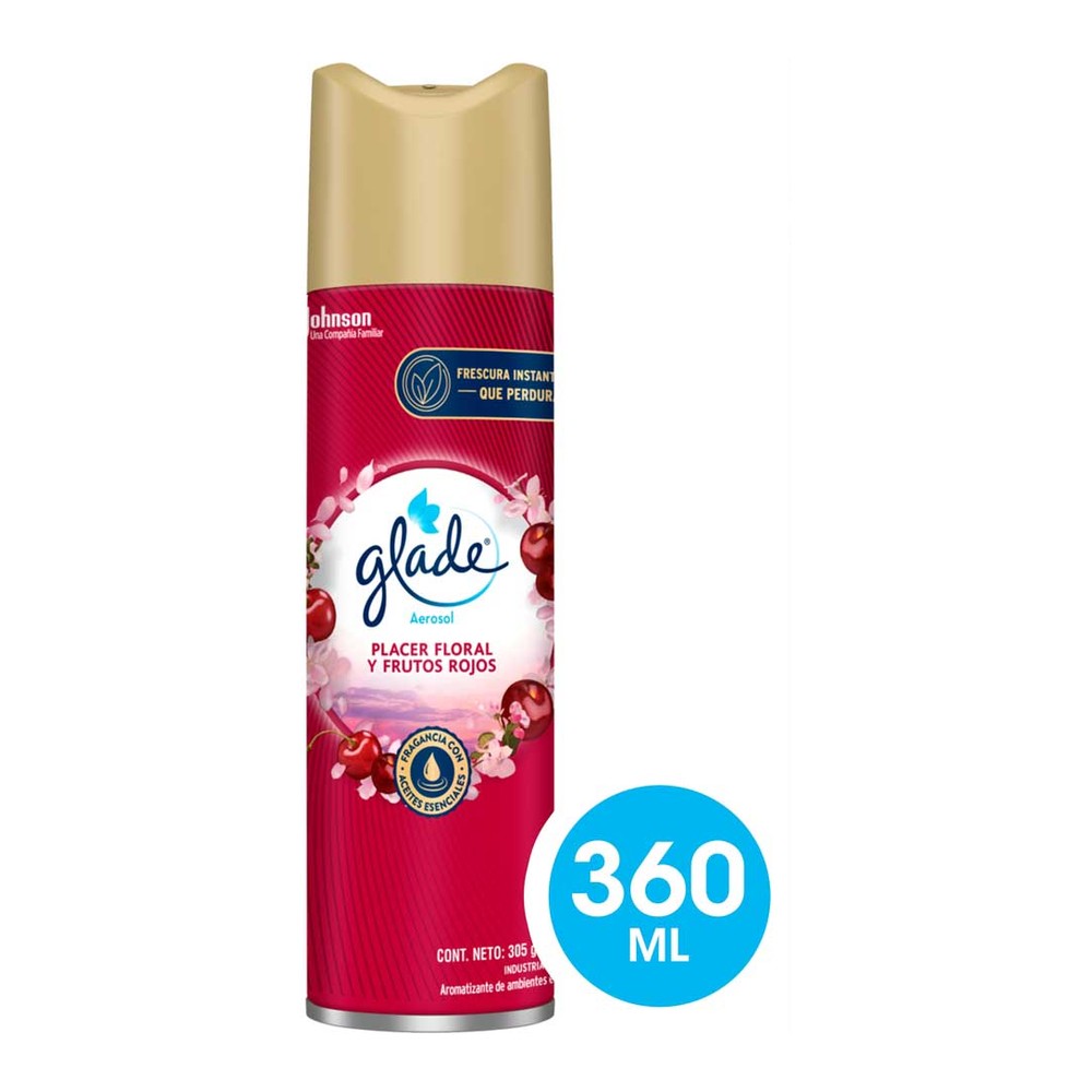 Aromatizante Aerosol Floral Y Frutos Rojos 360 Ml Glade