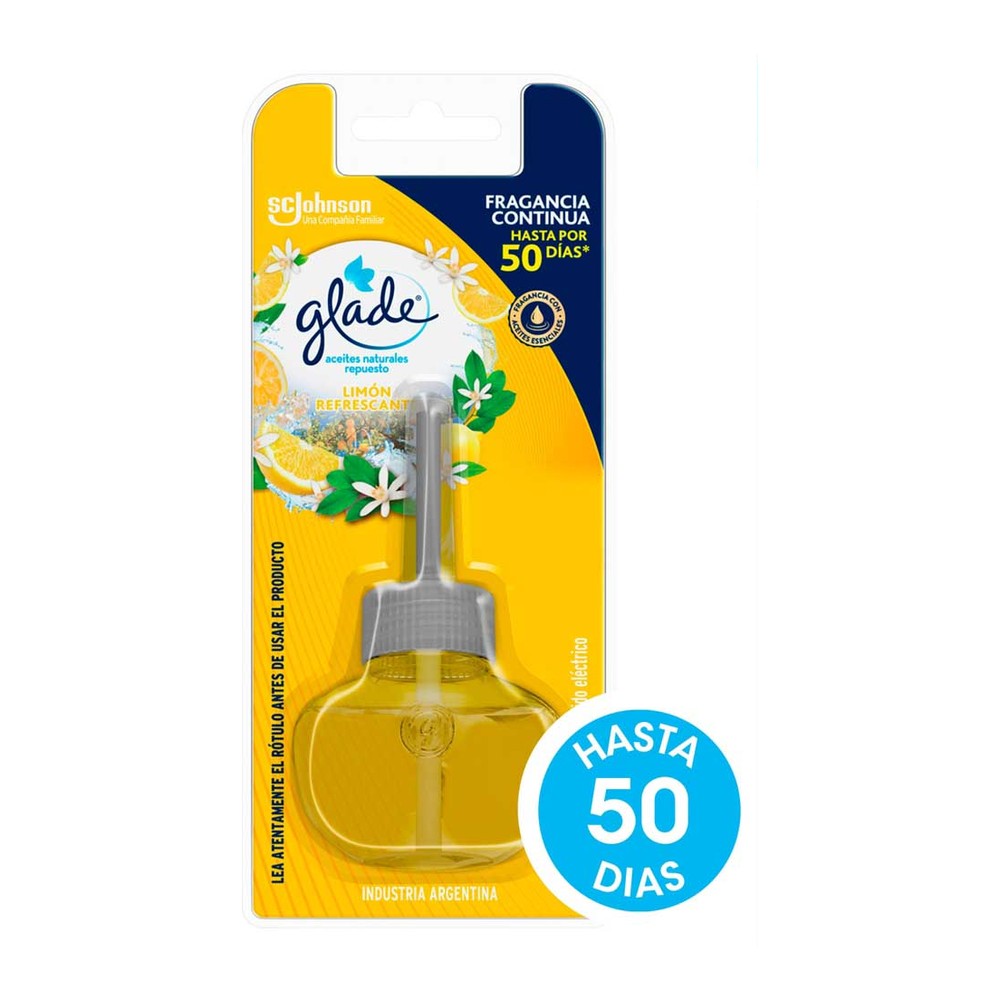 Aceite Aromatizante Limón Repuesto 21 Ml Glade