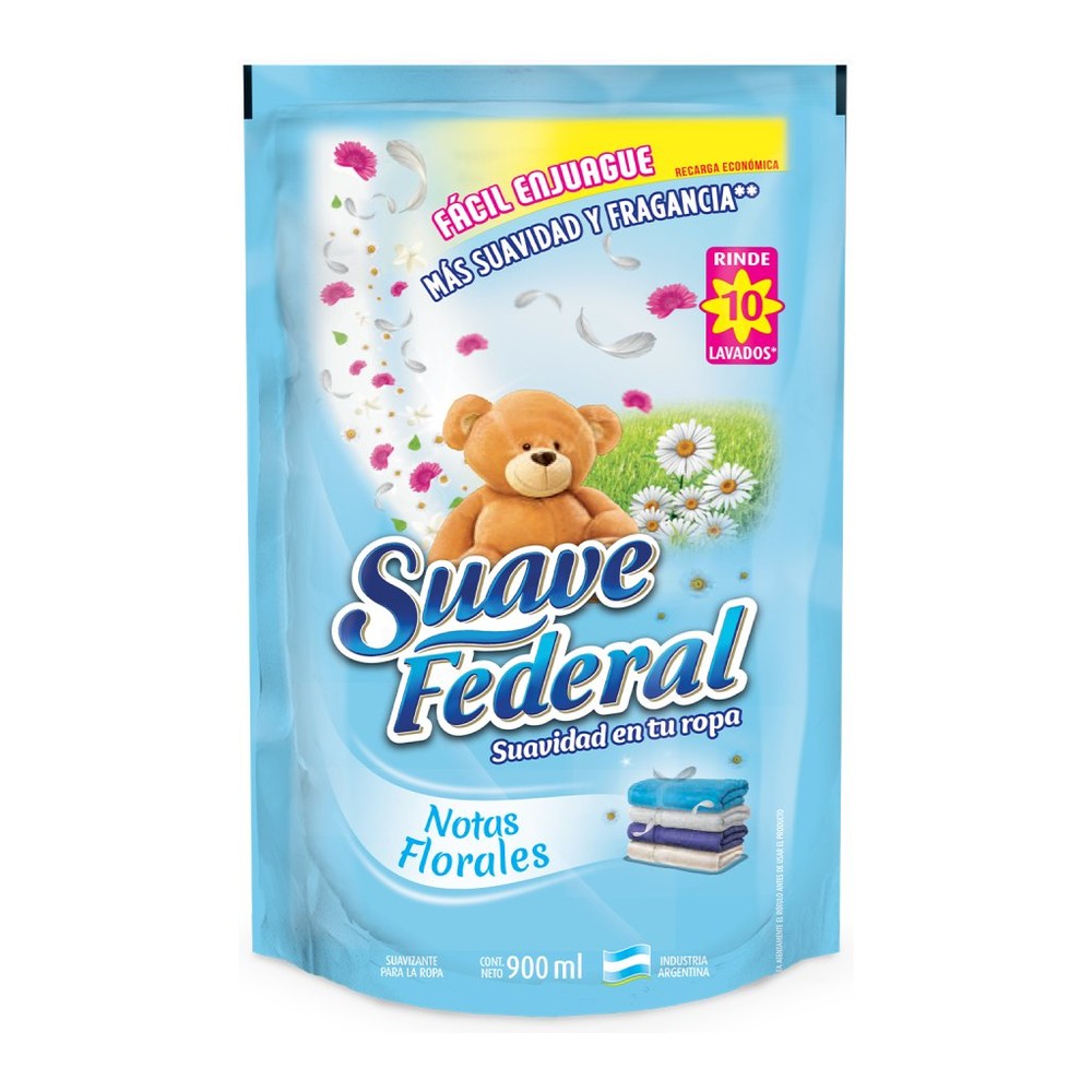 Suavizante para Ropa Notas Florales 900 Ml Suave Federal