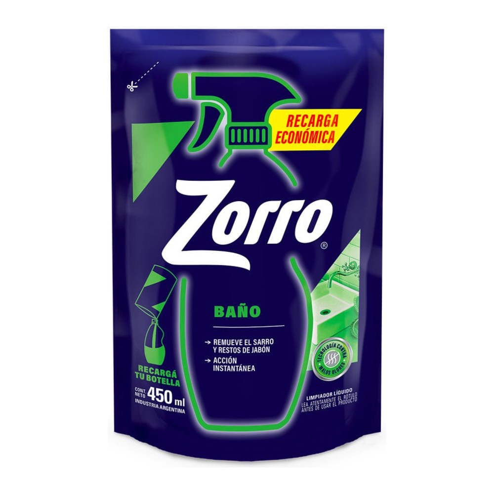 Limpiador para Baño 450 Ml Zorro