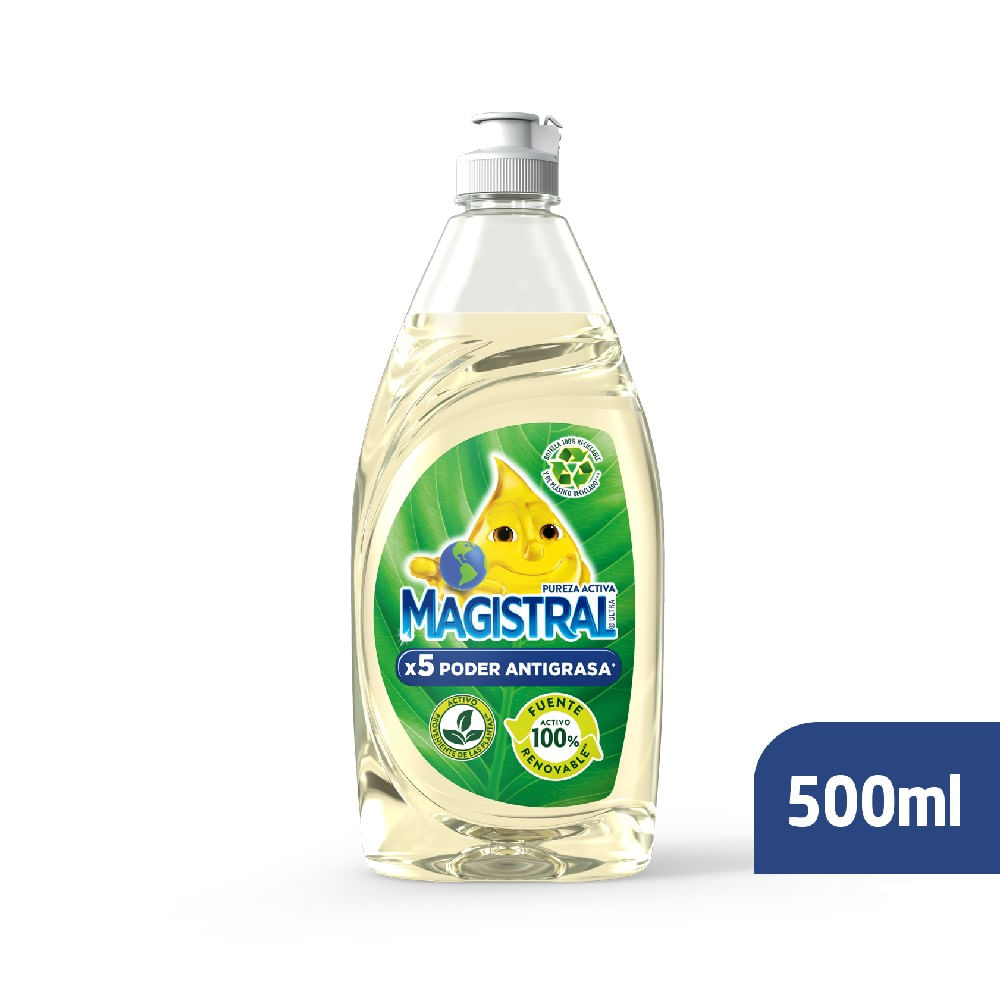 Detergente para Lavavajillas Pureza Activa 500 Ml Magistral