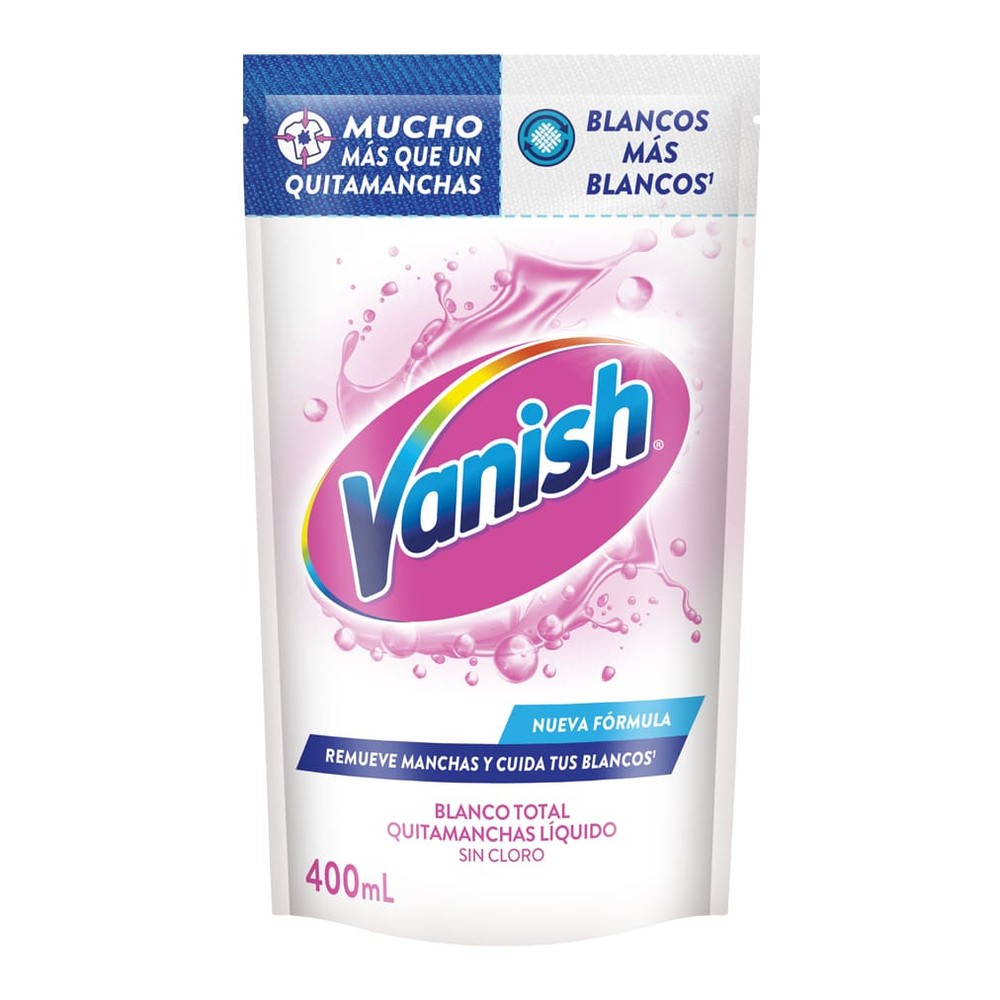 Quitamanchas Ropa Blanca Blanco Total 400 Ml Vanish