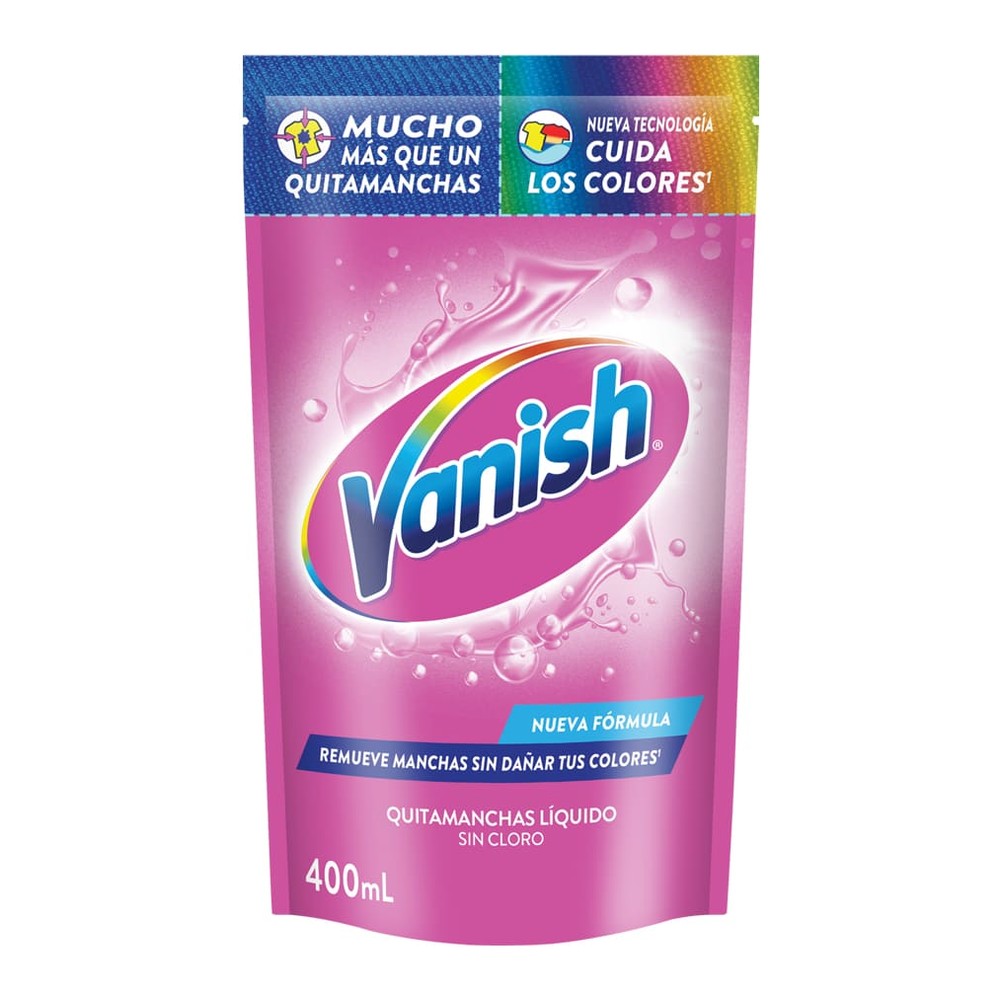 Quitamanchas Líquido Vanish Multiuso Repuesto 400ml