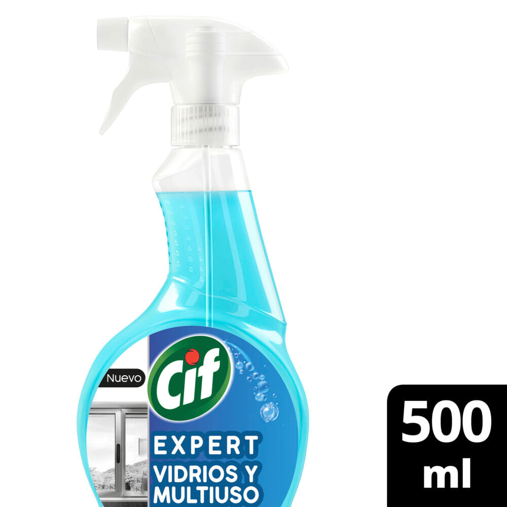 Limpiador Vidrios Y Mulitiuso 500 Ml Gatillo Cif Expert