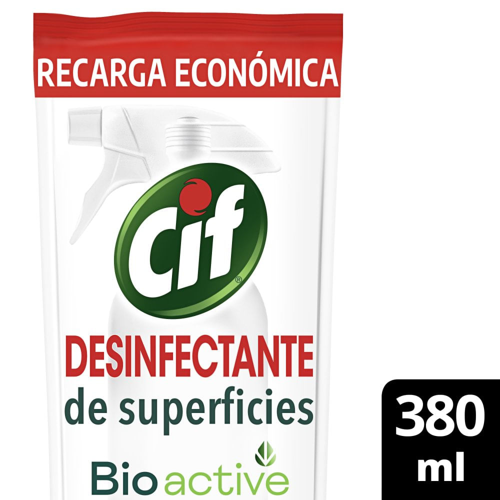 Limpiador Multiuso Desinfectante Original 380 Ml Cif