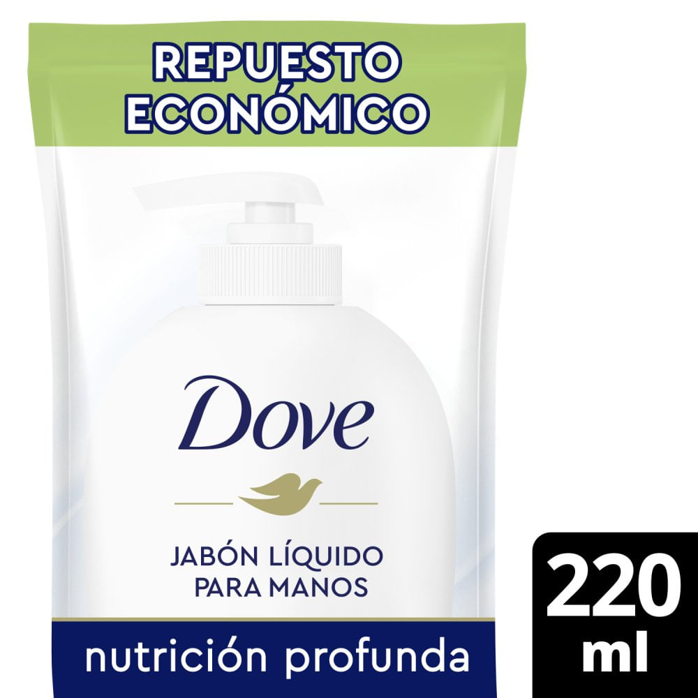 Jabón Líquido para Manos Nutrición Profunda 220 Ml Dove