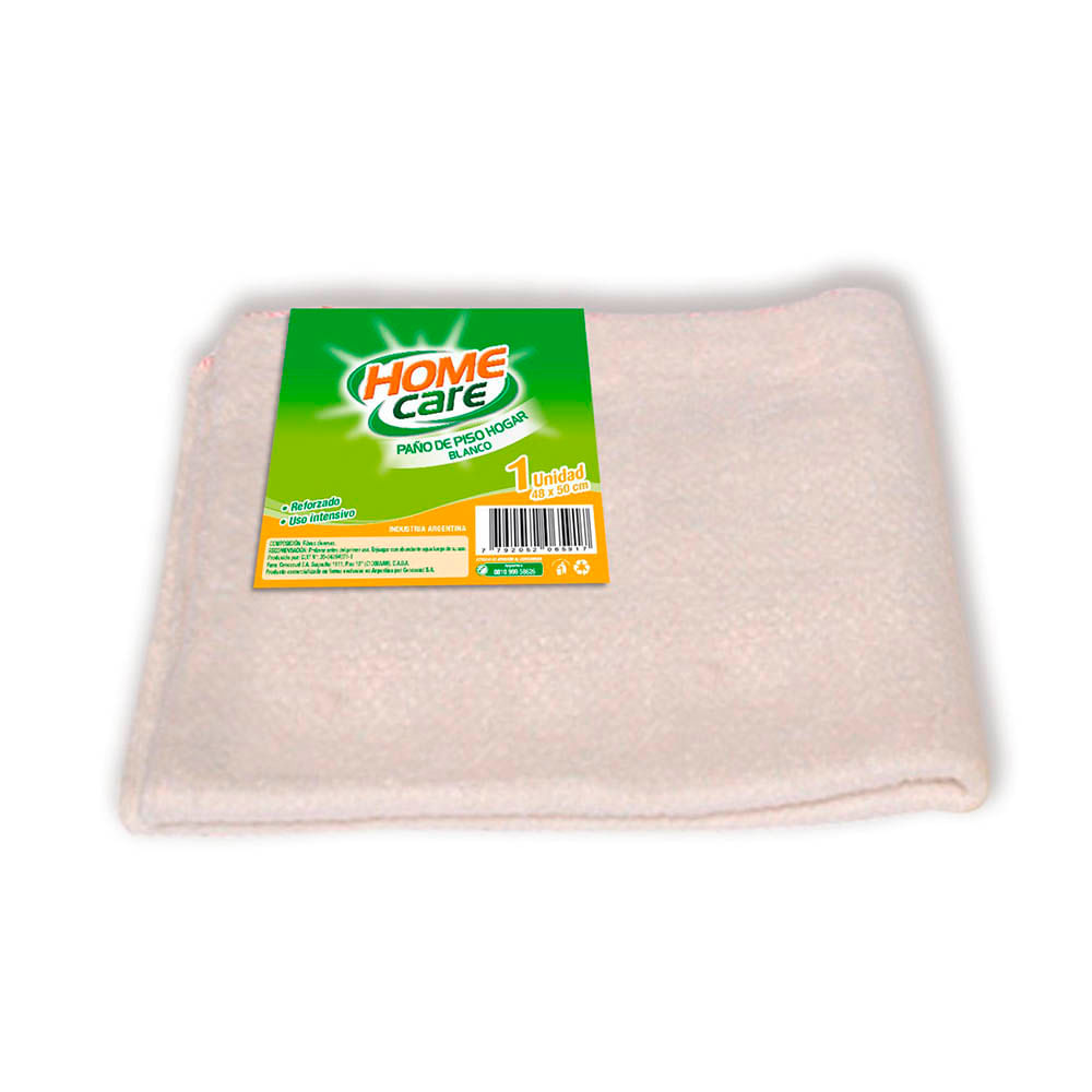 Trapo de Piso Reforzado Blanco 48x50 Cm x 1 Un