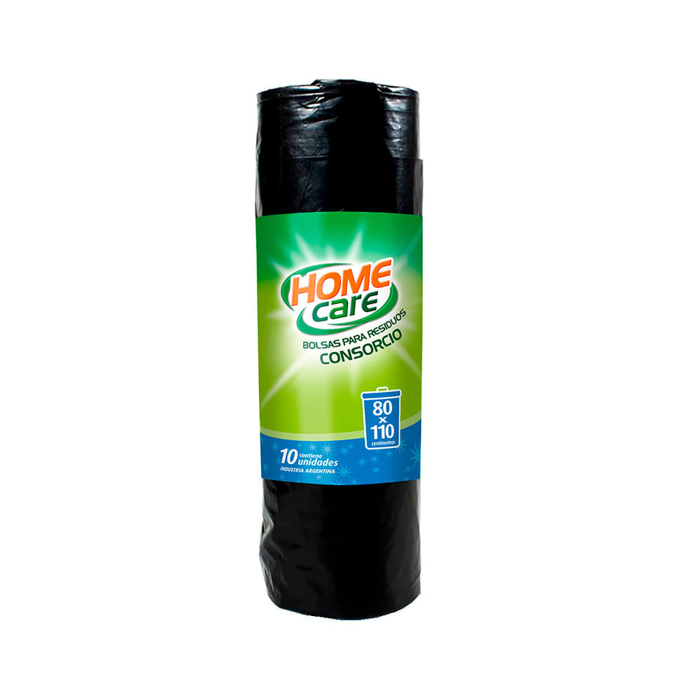 Bolsas Para Residuos Gigante Negra 80 x 110 Cm Home Care