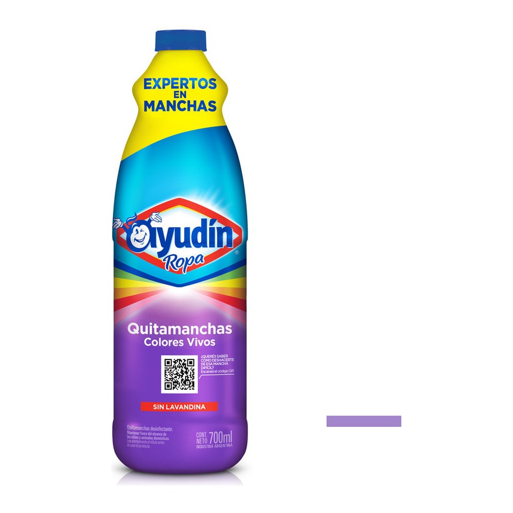 Quitamanchas Ropa Colores Vivos 700 Ml Ayudín