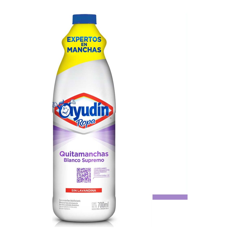 Quitamanchas Ropa Blanco Supremo 700 Ml Ayudín