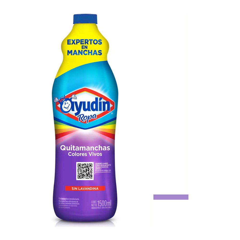 Quitamanchas Ayudín Colores Vivos 1500 Ml