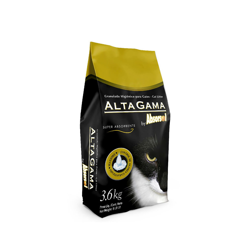 Piedritas Sanitarias para Gatos 3,6 Kg Alta Gama by Absorsol