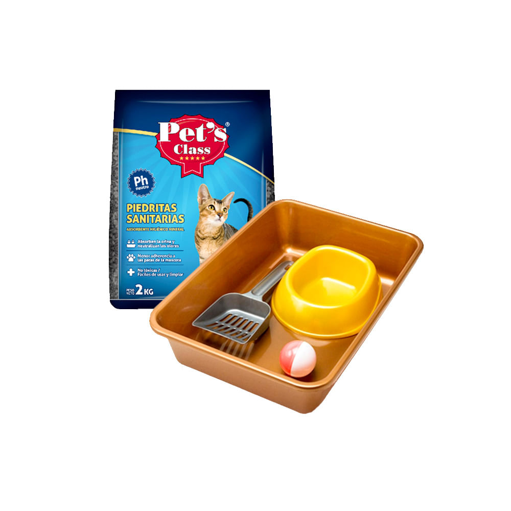 Kit Piedras Sanitarias Pets Class 2kg