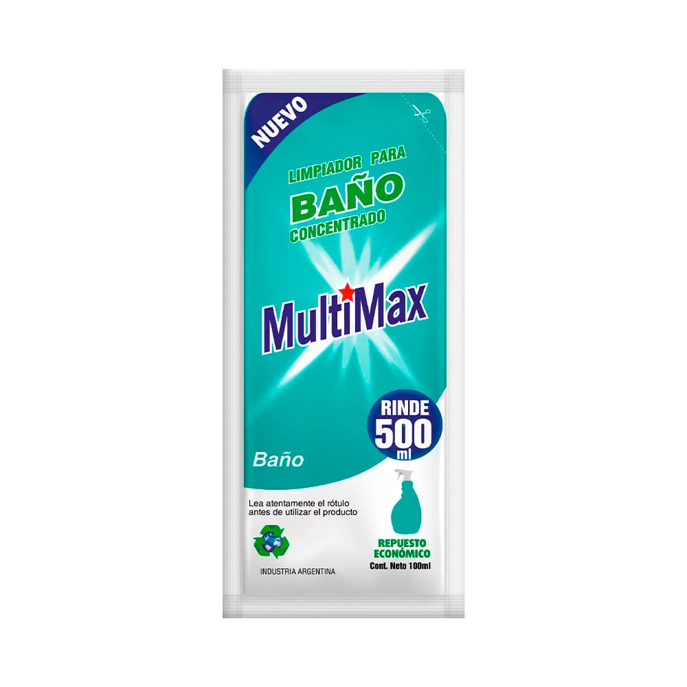 Limpiador para Baño Concentrado 100 Ml Multimax