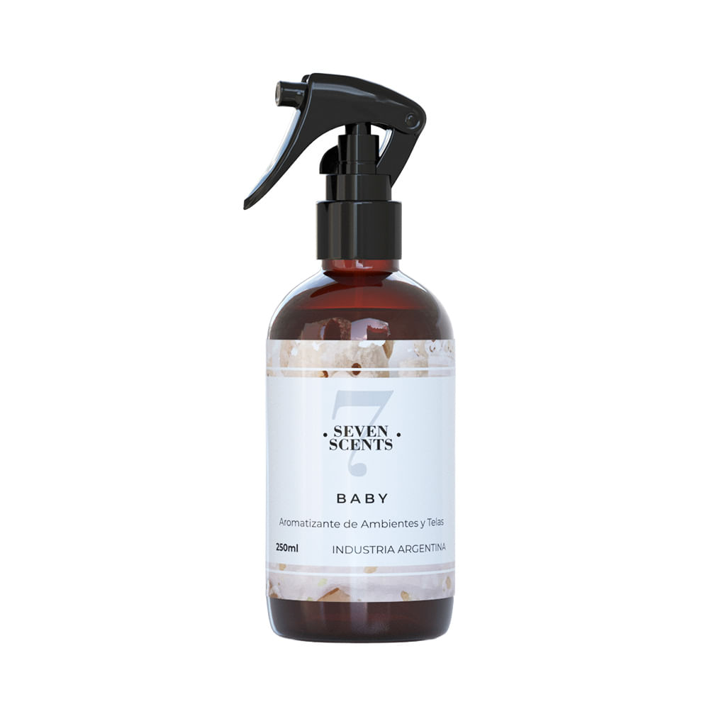 Aromatizante para Telas y Ambientes Baby 250 Ml Seven Scents