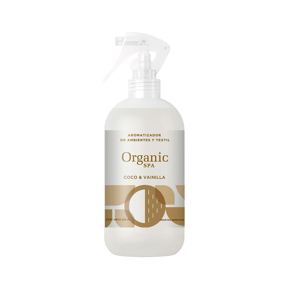 Aromatizador De Ambientes Coco 350 Ml Organic Spa