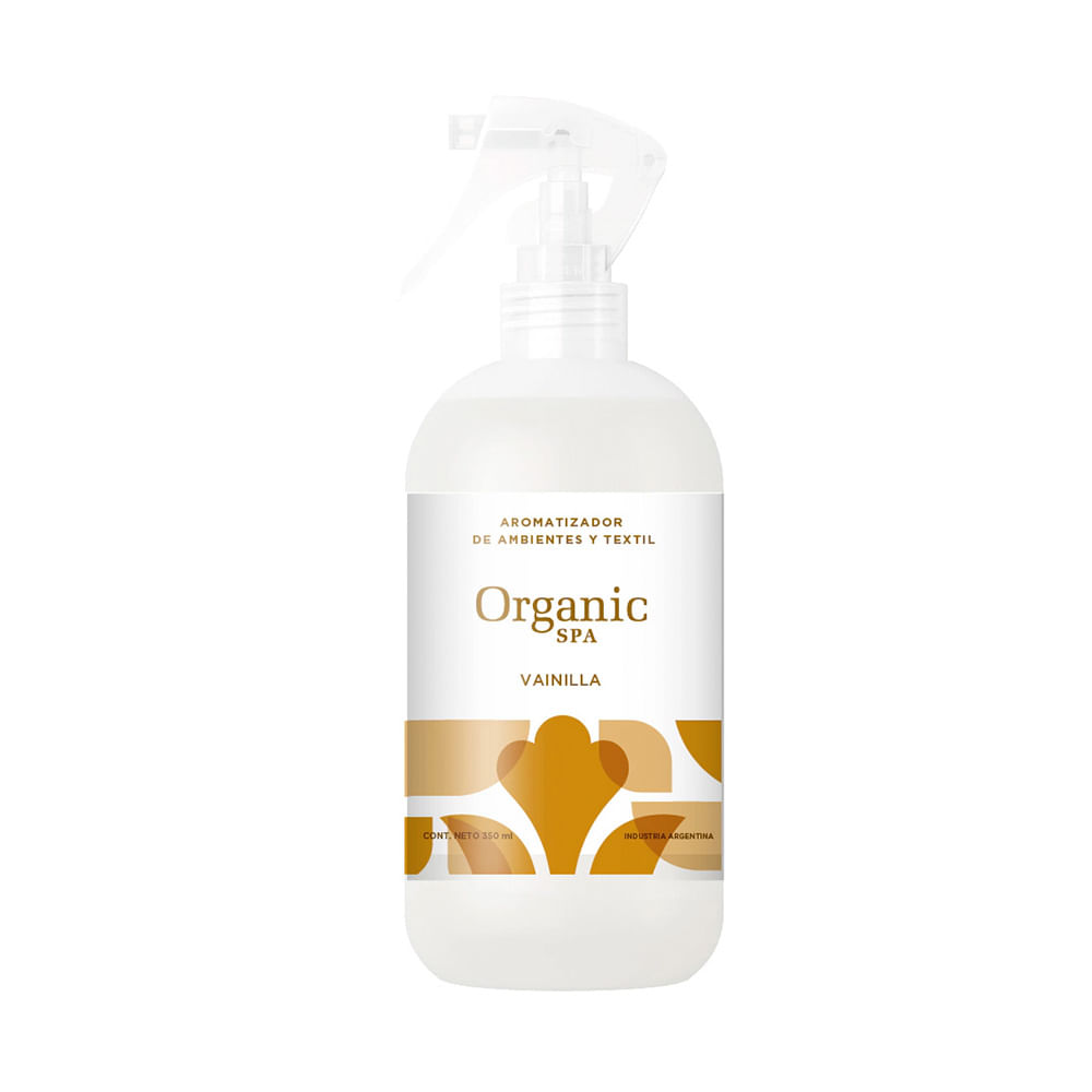 Aromatizador De Ambiente Vainilla 350 Ml Organic Spa