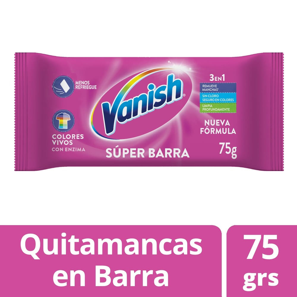 Quitamanchas Ropa Barra 75 Grs Vanish